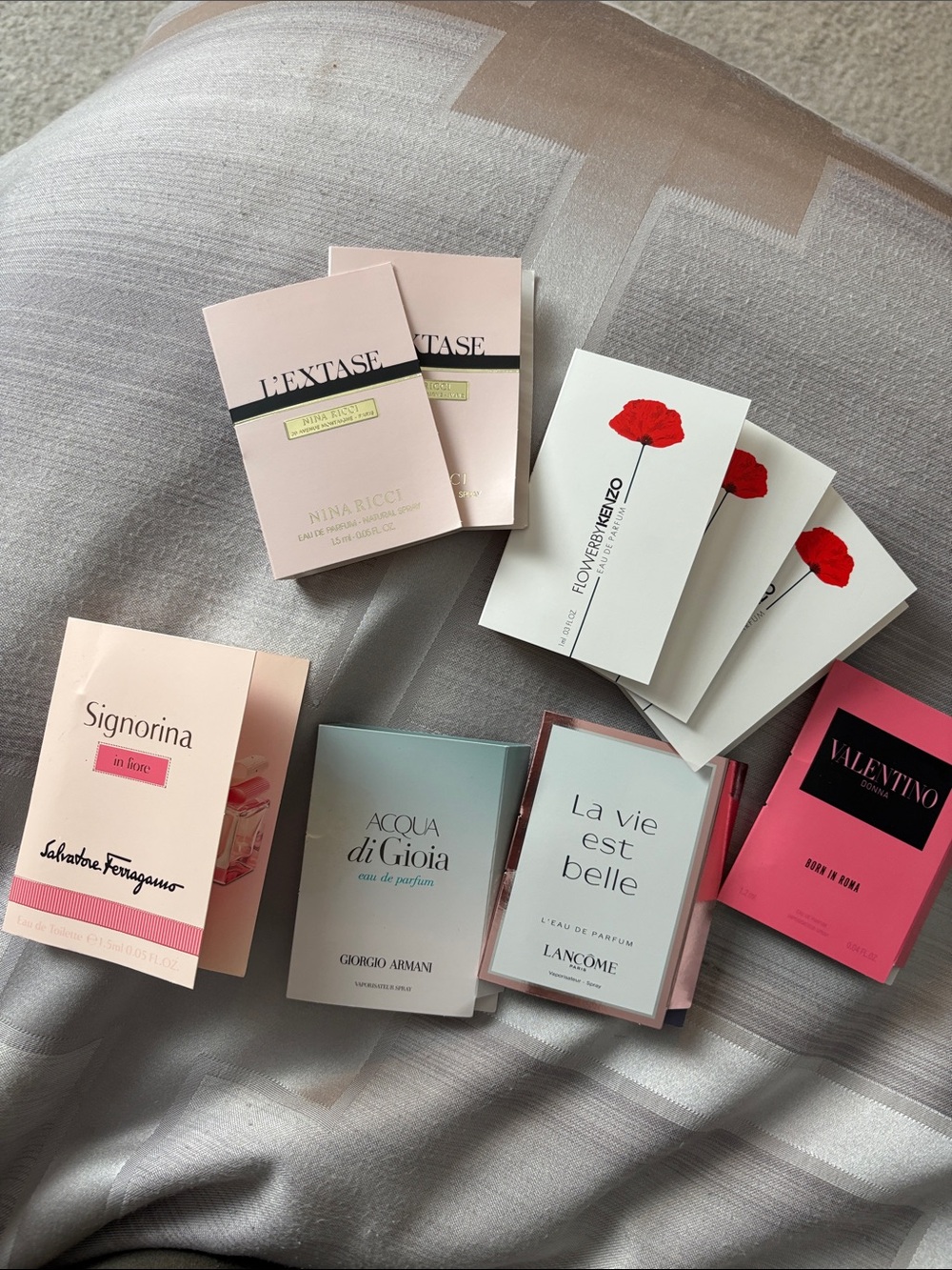 Assorted Designer samples - 9 total